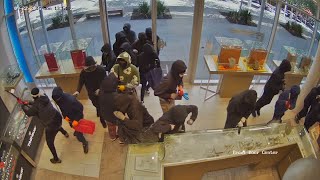 Dramatic video shows nearly 25 suspects ransacking San Ramon jewelry store in $1 million heist Information
