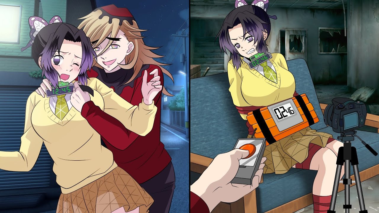 【キメツ学園】胡蝶しのぶが童磨に誘拐されて強制監視生活。リモート操作式爆弾を装着されたリアル脱出ゲーム【カナヲ/冨岡義勇/きめつのやいば/声真似】