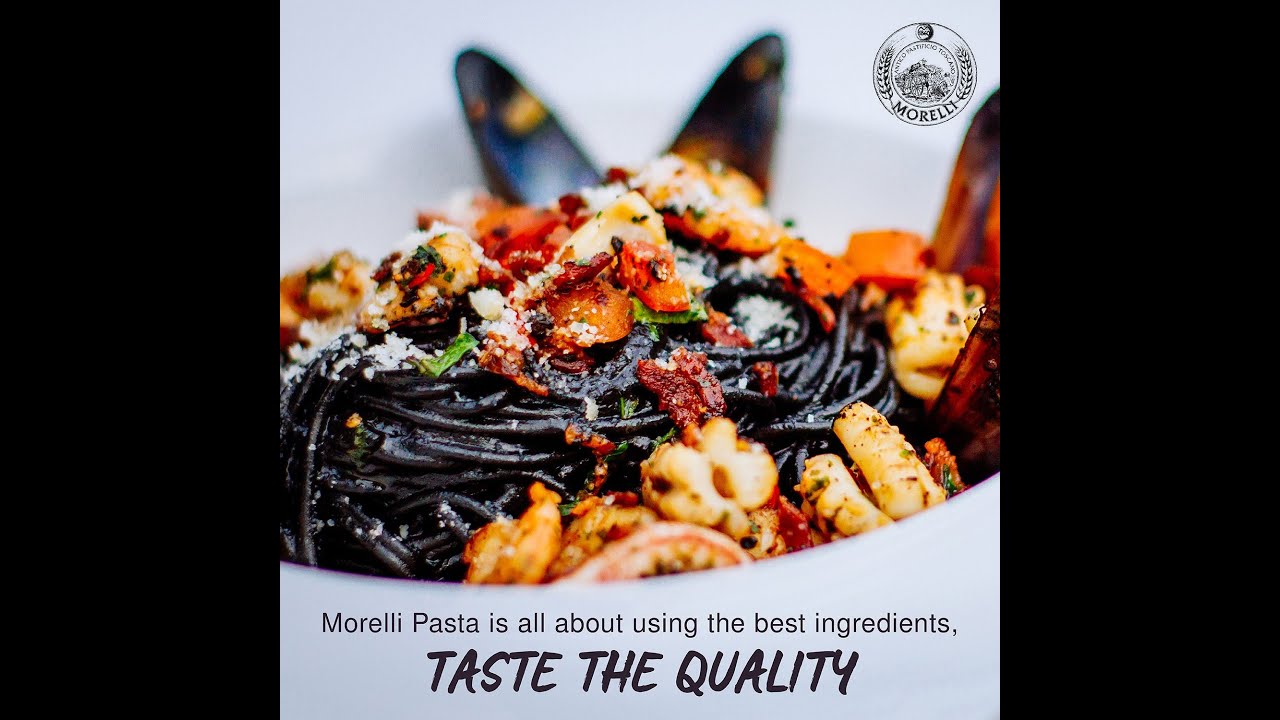 Morelli Organic Black Squid Ink Pasta Linguine