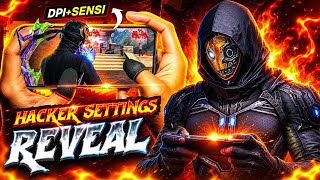😱 HACKER🎚️SETTINGS REVEAL 🥵 📲 SENSITIVITY+HUD 😱 || FLEXA FF #freefire #sensitivityreveal #trending