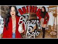 OUTFITS CON BLAZER ROJO DE TIENDA DE SEGUNDA MANO PARA NAVIDAD 2020 🔴 Shary’s Glow