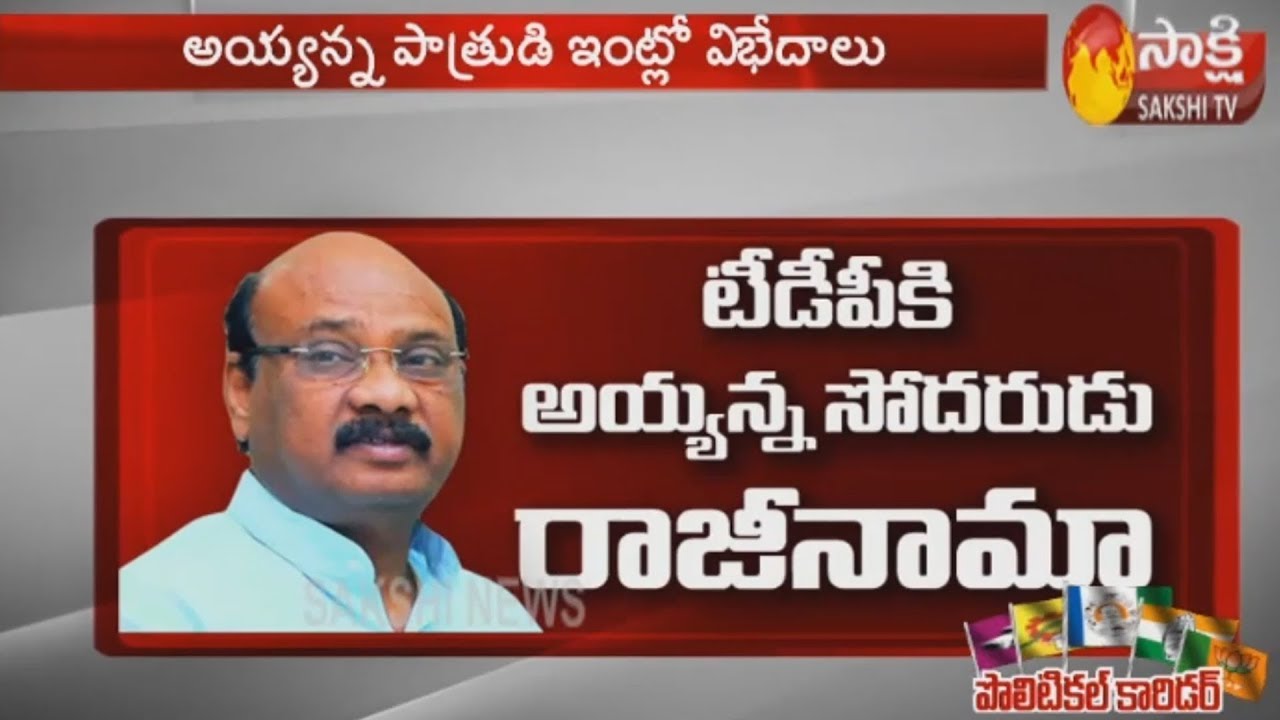 latest telugu news today TDP politics | Internal clashes Ayyanna Patrudu family | Sakshi TV