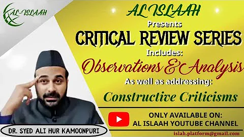 Review of: Are Majority of Shia Ahadith narrated by Mughaalis? | Dr. Syed Ali Hur Kamoonpuri