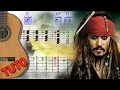 Easy tuto  pirates of the caribbean  spanish guitar fingerstyle