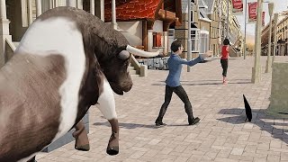 Wild Bull Simulator - 3D Run - Gameplay Android screenshot 1