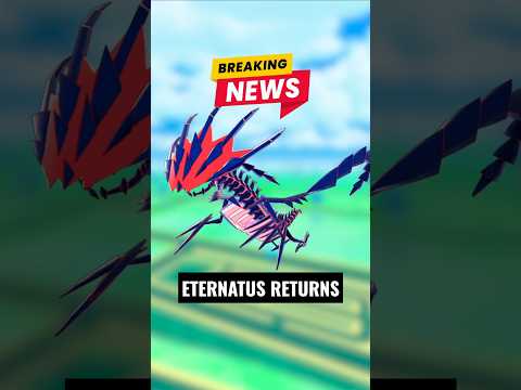 Eternatus is returning to Pokemon GO for GO Wild Area Lead Out event #pokemon #pokemongo #pogo