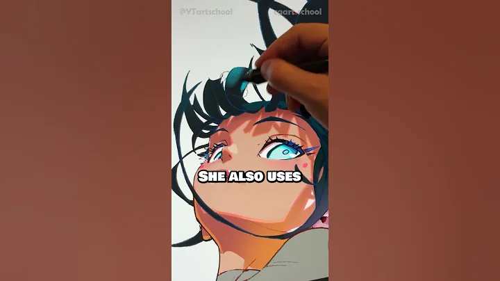 Is this the most dynamic art style? 💖 #maiyoneyama #artiststudy