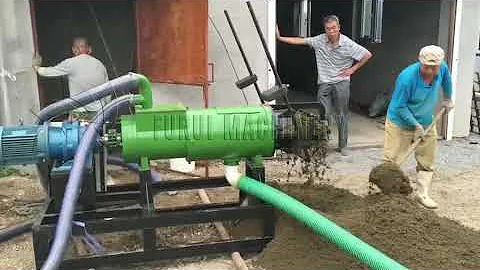 cow manure dewatering machine,chicken manure dryer,solid liquid separator