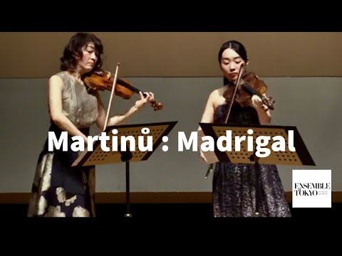 Martinu : Madrigal for Violin and Viola No.1 H.313