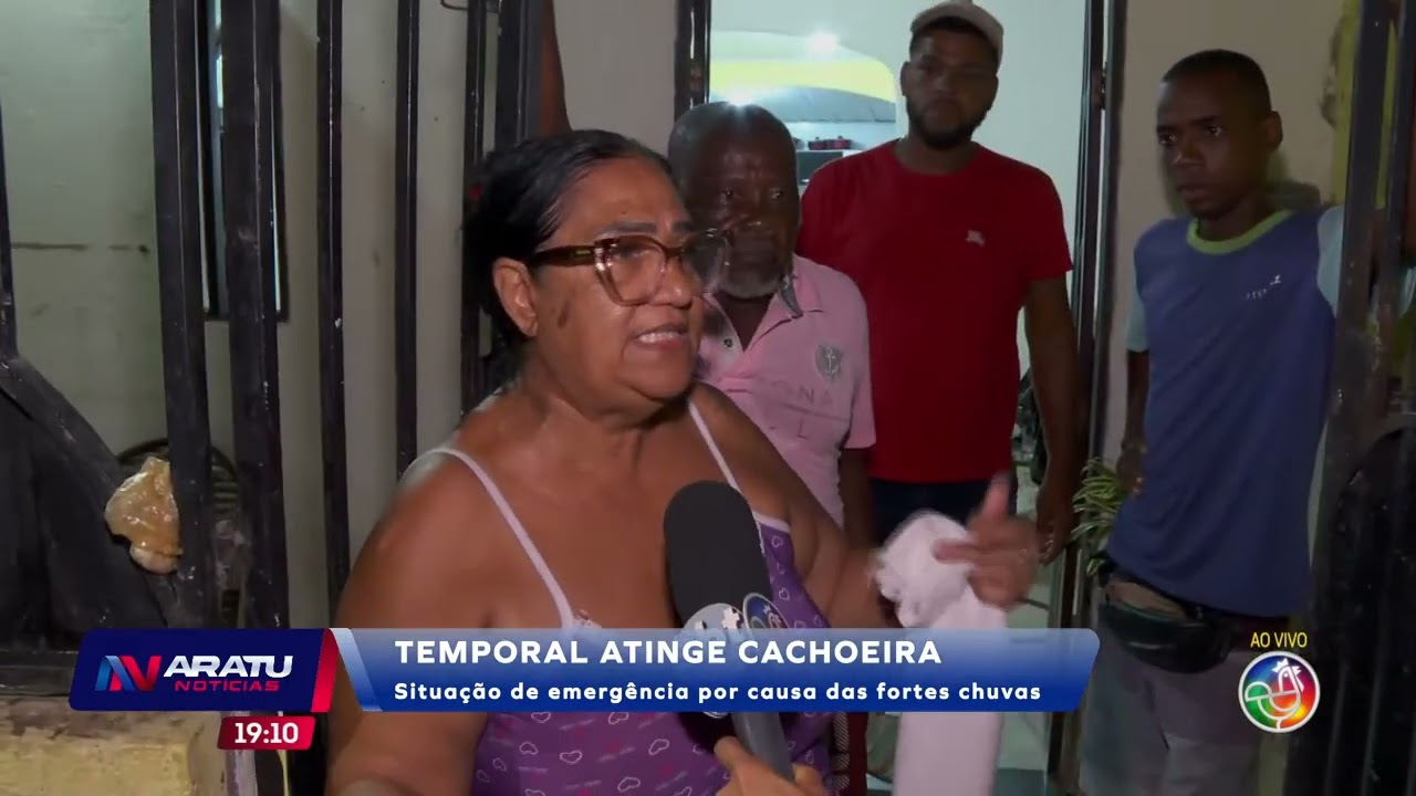 Impactos da chuva em Cachoeira  | ARATU NOTÍCIAS | TV ARATU