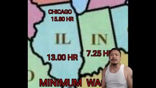 Right To work EXAMPLE Illinois VS Indiana