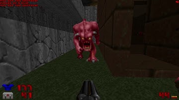 Doom II (GzDoom) Walkthrough Part 2 [Map 2: Underhalls]