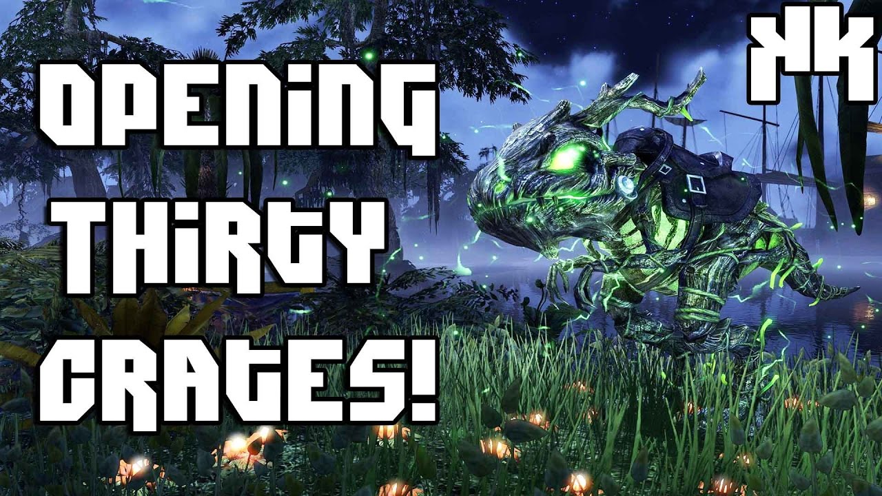 Elder Scrolls Online - Opening Thirty Crown Crates! (Wild Hunt) - YouTube