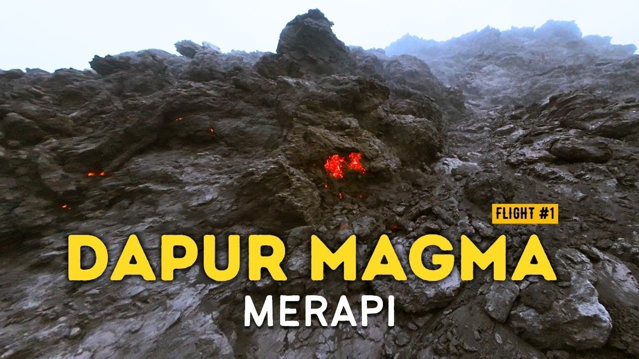 NGERI! Terbang Subuh — Dapur Magma di Jantung Merapi Terlihat Jelas (Flight 1)