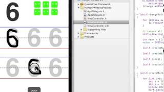 Number writing practice -- ios code sample Profile