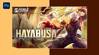 Mobile Legends : Hayabusa Exorcist - Character Banner Design - Photoshop Tutorial Mobile Legends : Hayabusa Exorcist - Character Banner Design - Photoshop Tutorial