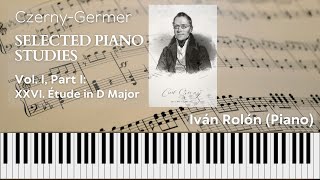 Czerny-Germer, Selected Piano Studies, Vol. I, Part I: XXVI. Étude in D Major