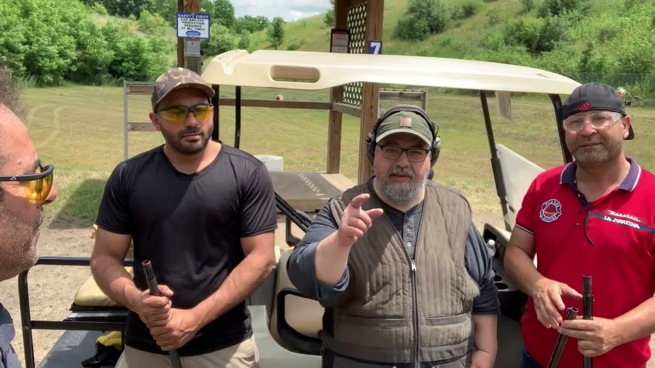 تعلّم كيفيه الرمايه الطائره و مشاركه مغامره ممتعه  مع فريق فن الصيد من اميركا sporting clay shooting