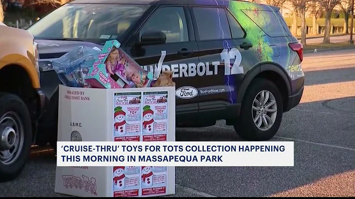 Toys for Tots collects donations at drive-thru event in Massapequa Park