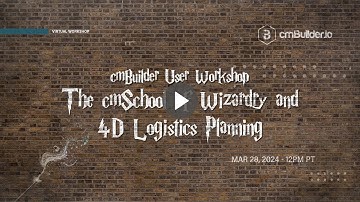 cmBuilder User Workshop March 2024 - User permissions, Review tools, Graphic settings, Managing ref.
