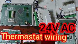Honeywell Thermostat wiring || Honeywell Thermostat wiring diagram|| #honeywell #ahu  thermostat