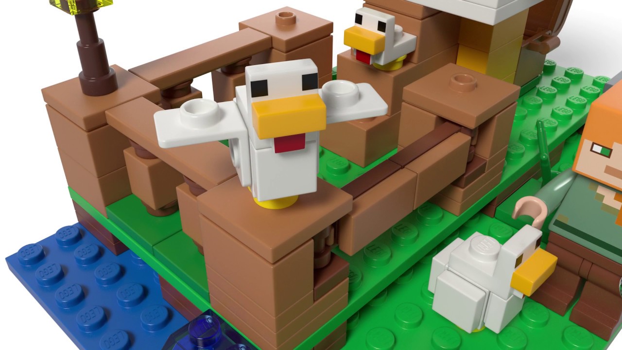 lego minecraft the chicken coop