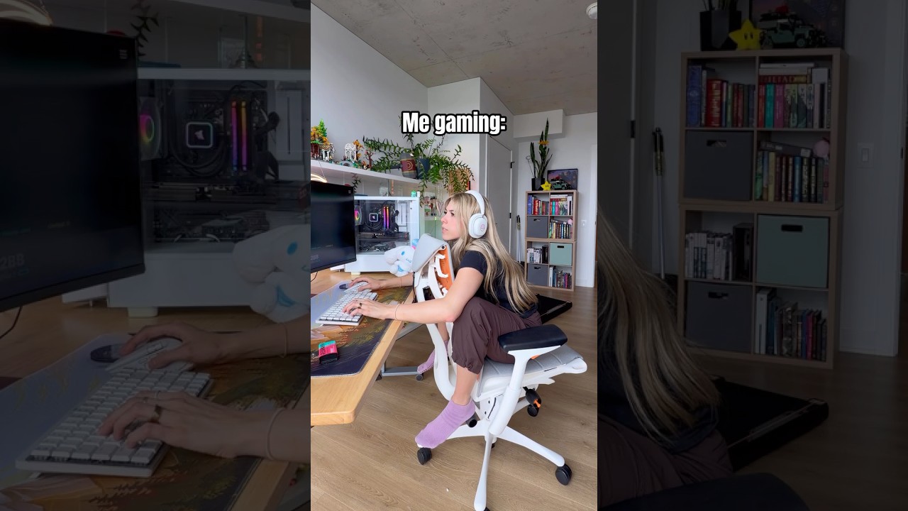 How to sit like a REAL gamer