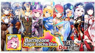 Rilis SRPG SANTAI Tapi Taktis! - Battlezone Saga: Gacha Diva (Android)