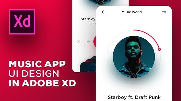 Design Mobile App UI Adobe Xd - Speed Art Tutorial