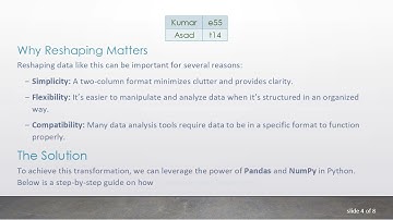 Transforming Data from Multiple Columns into Two with Pandas