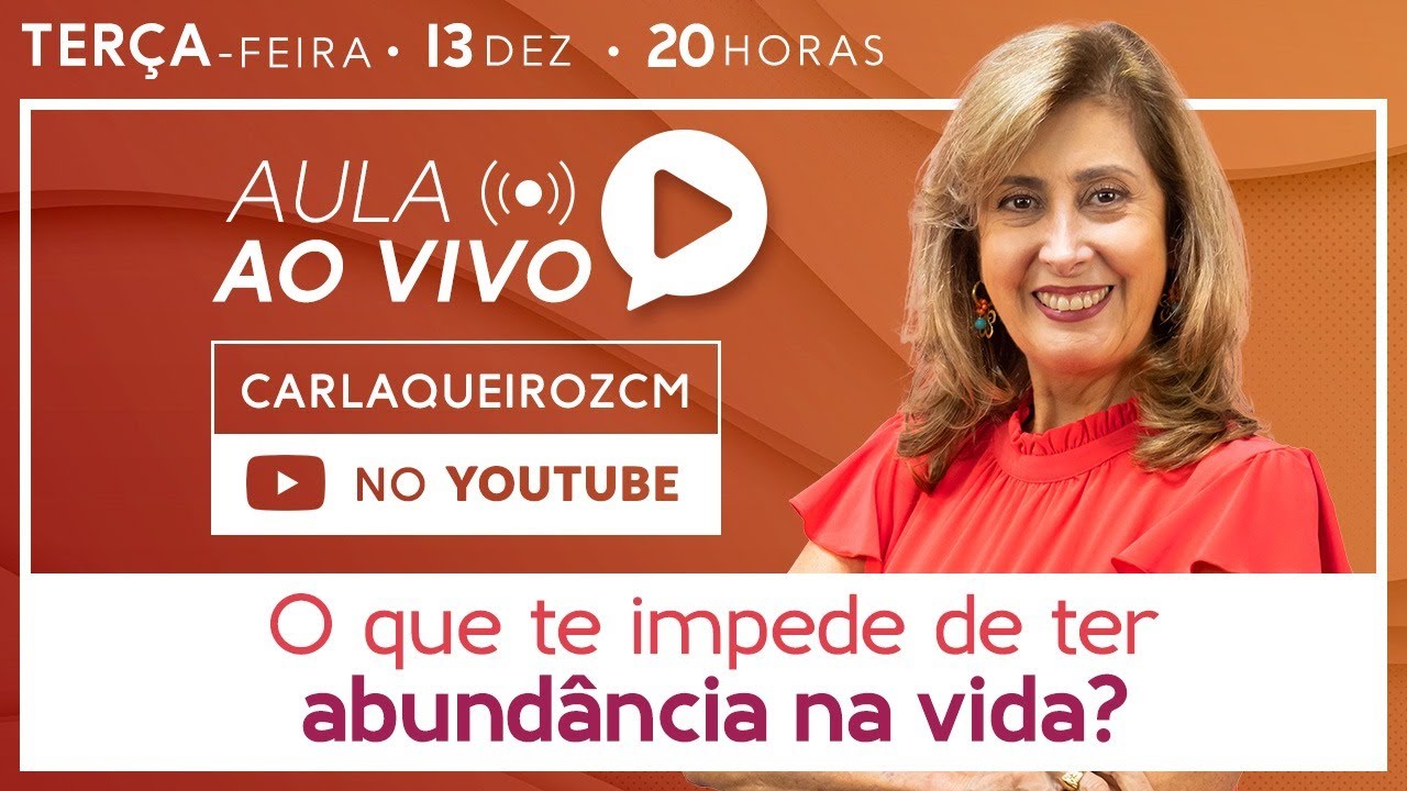 AULA ESPECIAL: O que te impede de ter abundância na vida? - YouTube