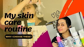 My Simple Skincare Routine In Telugu | Nonsponsored Honest Skincare Routine (with links)