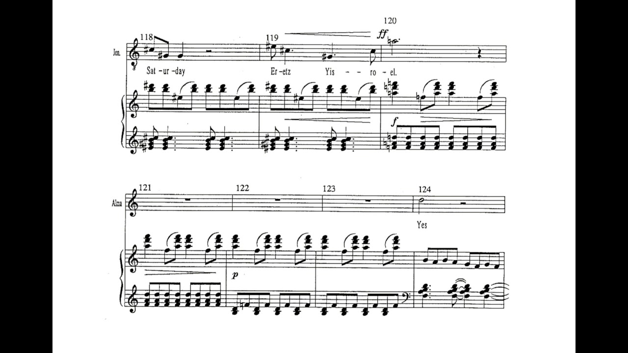 John Adams - The Death of Klinghoffer (with Score) - Part 1 - Prologue