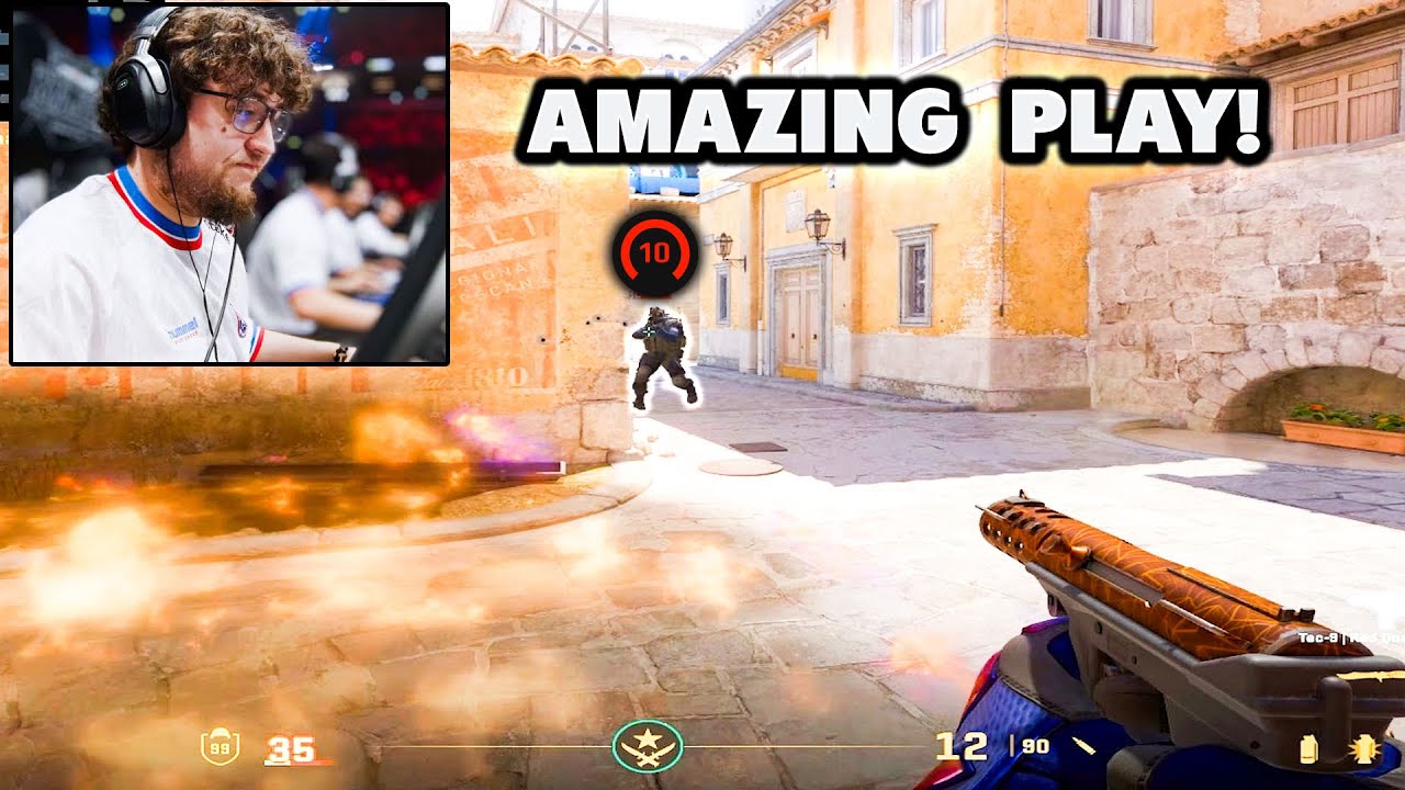 ZywOo, отличная игра, чтобы выиграть раунд! donk неудержим - CS2