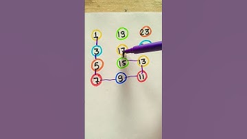 draw a checkered path numbers 🤔 #numbers #duet