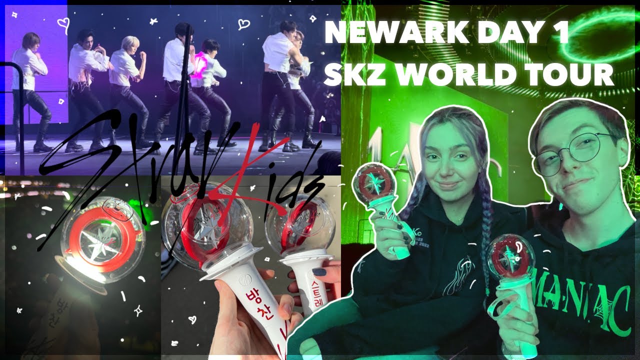 STRAY KIDS Newark Day ONE Vlog + Concert Footage // Early Merch Presale, Side-Stage D1 View