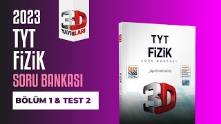 TYT Fizik Soru Bankası Bölüm 01 Test 02 Soru Çözümleri