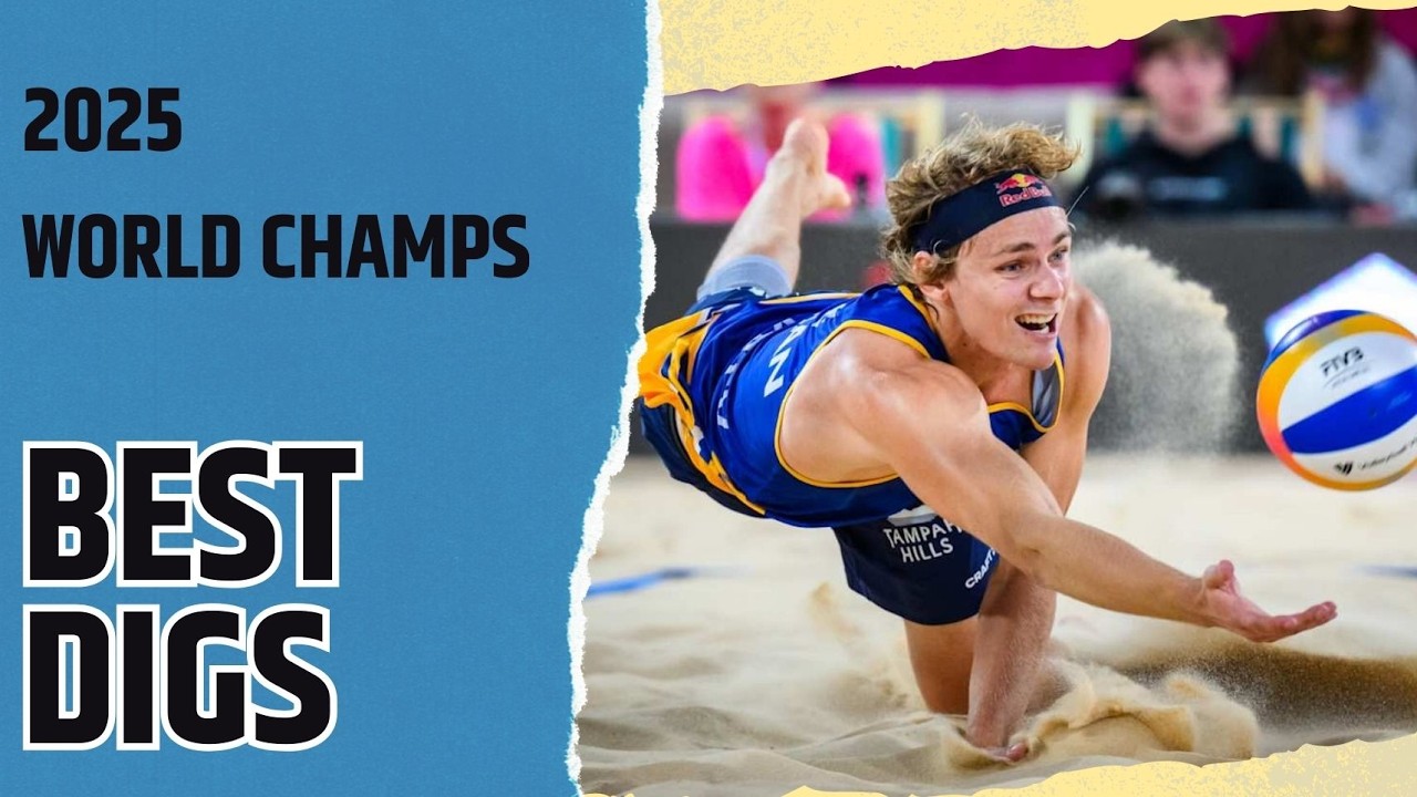 BEST DIGS | 2025 FIVB Beach World Champs