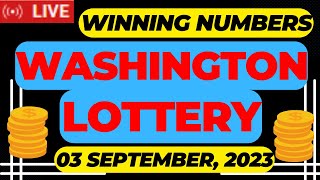 Washington Night Lottery Results Sep 03 2023 - Pick 3