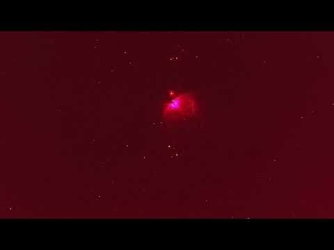Raspberry pi HQ Camera Astronomical photograph in the city ラズパイカメラで市街地でも星雲撮影 (Hα Filter使用)