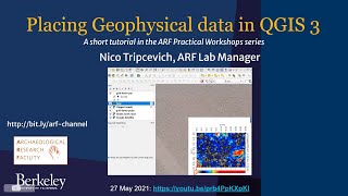 How to georeference and clip geophysical data in QGIS 3.x