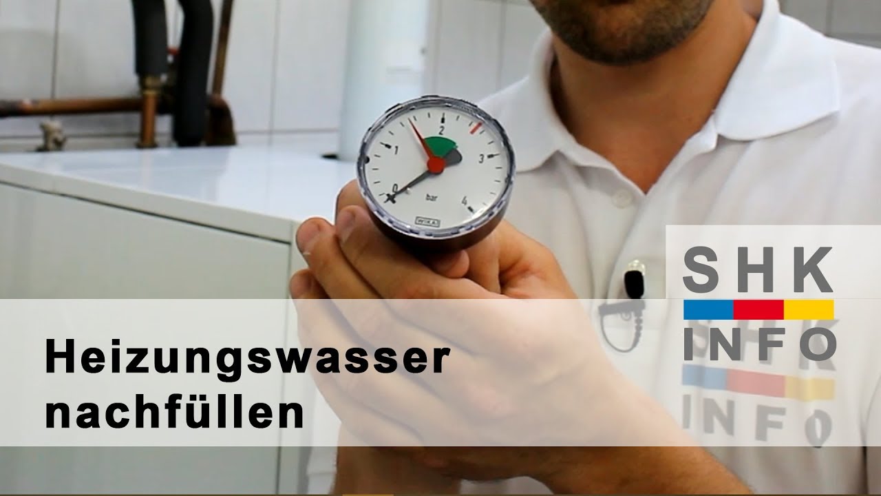 New Update Heizung Wasser nachfüllen - so geht's richtig!