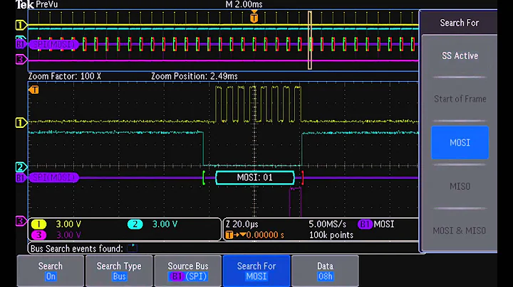 Tektronix New MDO3000: Integrated Protocol Analysis