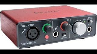 Focusrite Solo/2i2/2i4 Audio Fix Distortion/Audio Cuts/Robot Voice