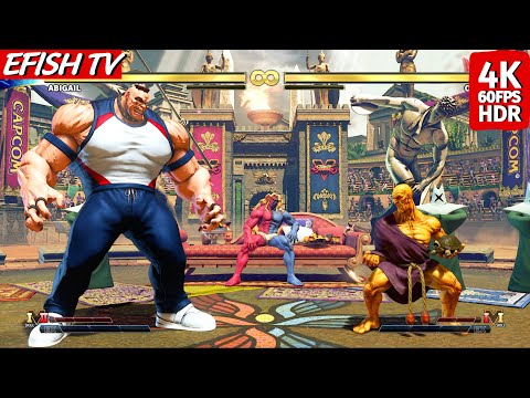 Abigail vs Oro (Hardest AI) - Street Fighter V | PS5 4K 60FPS