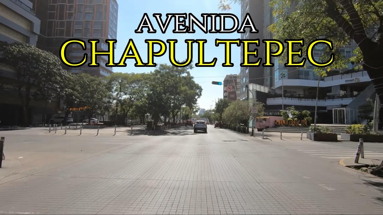 (Driving) avenida chapultepec, Guadalajara, Jalisco ,México