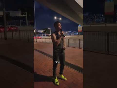 許家豪🎤《午夜怨曲》2023.6.25日，尖东车站旁