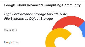 High Performance Storage for HPC & AI: File Systems vs Object Storage