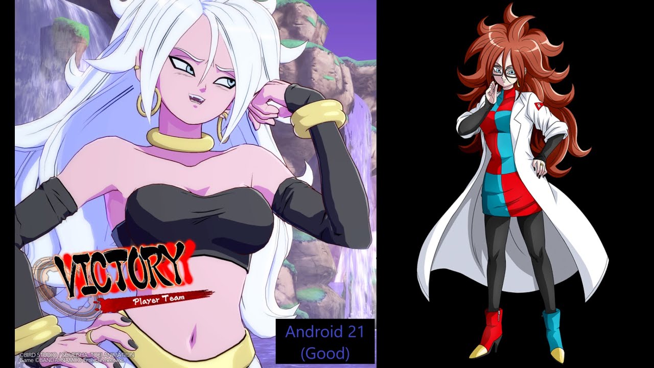 Android 21 (Good) vs. Android 21 (Evil)