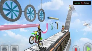 موتوسيكل المنحدرات الخطرة - العاب موتوسيكل - العاب موبايل -  Bike Stunt Racing 3D screenshot 4